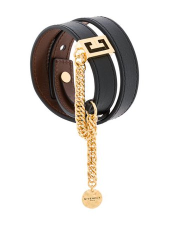 Givenchy Double G Bracelet BF207UF00S Black | Farfetch