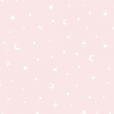 Galaxy Stars and Moons wallpaper in pink | I Love Wallpaper