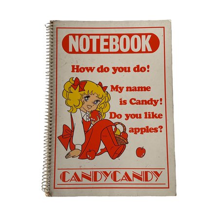 Vintage 1970s Candy Candy notebook. Unused! In great... - Depop