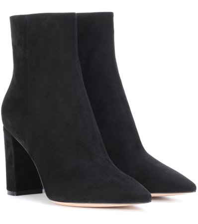 Piper 85 Suede Ankle Boots | Gianvito Rossi - mytheresa