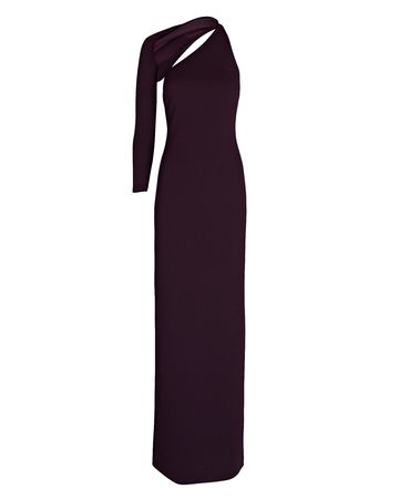Solace London Saren Maxi Dress In Purple | INTERMIX®