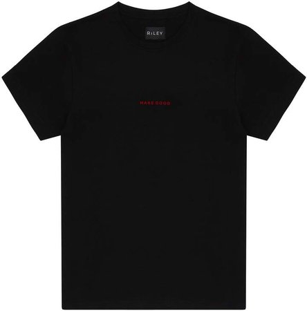 Riley Studio - Make Good Classic T-Shirt in Black