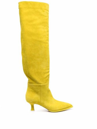 3juin pointed-toe knee-length boots