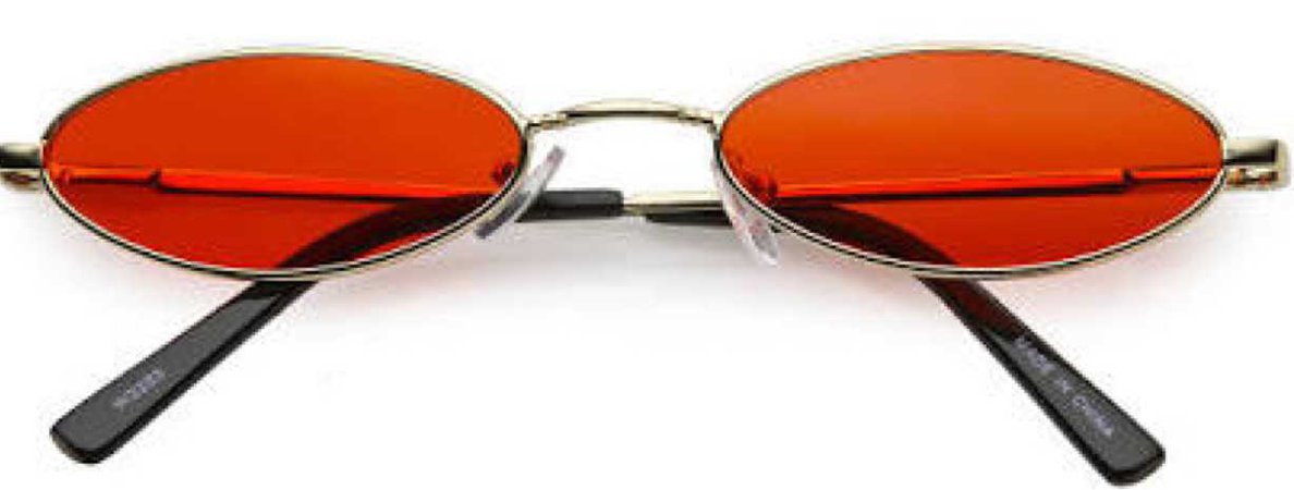 Orange Tiny Sunglasses