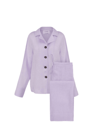 The Sleeper - Lavender Pajama Set with Pants