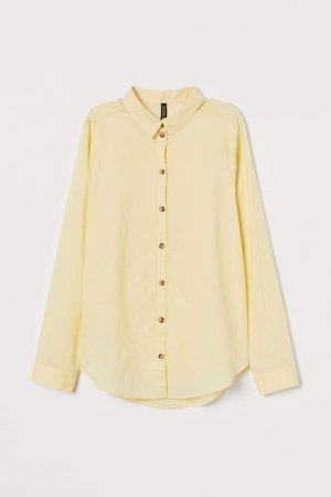 Cotton Shirt - Yellow