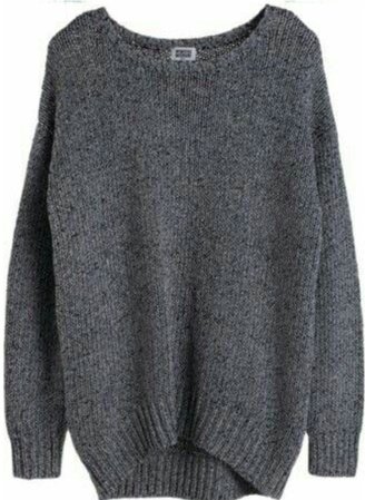 Grey Knit Sweater