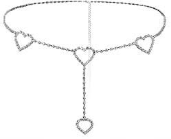 heart belly chain - Google Search