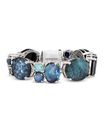 Stephen Dweck Multihued Blue Stone Bracelet