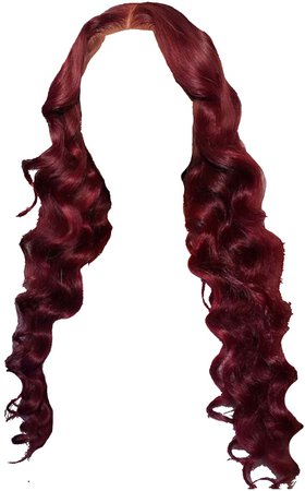 Burgundy Curly Lace Front Wig