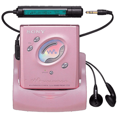 pink sony MP3 player