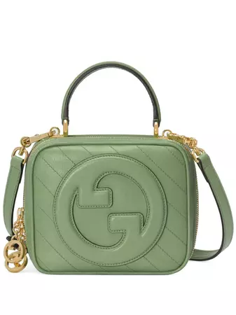 Gucci Blondie Top Handle Leather Bag - Farfetch