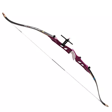 pink recurve bow archery takedown