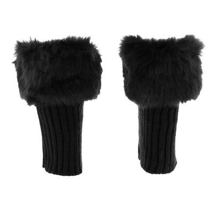 Generic Fluffy Knit Boots Cuff Trim Toppers Leg Warmer Boot Sock Black @ Best Price Online | Jumia Egypt