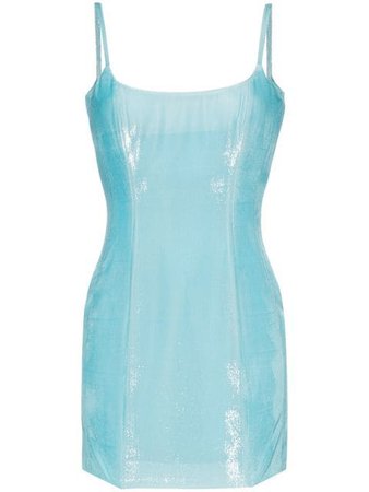 Halpern Bustier hi-sheen mini dress £1,350 - Buy Online - Mobile Friendly, Fast Delivery