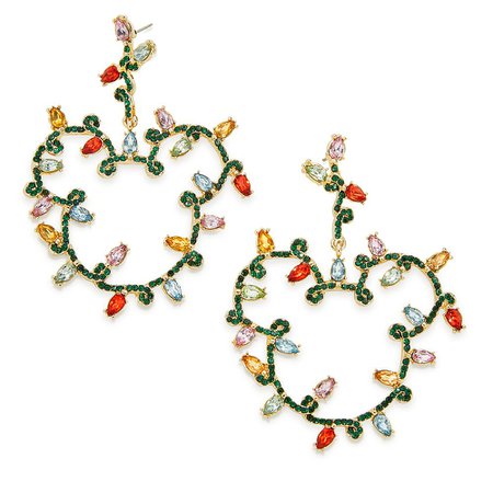 Mickey Mouse Holiday Lights Earrings by BaubleBar | shopDisney