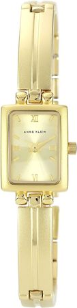 Amazon.com: Anne Klein Women's Gold-Tone Bracelet Watch, 10/5404CHGB : Clothing, Shoes & Jewelry