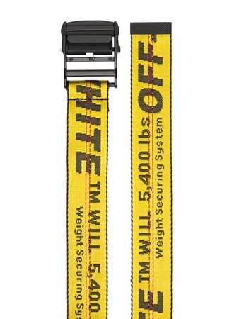 Off-White safety tape logo belt $225 - Buy Online - Mobile Friendly, Fast Delivery, Price