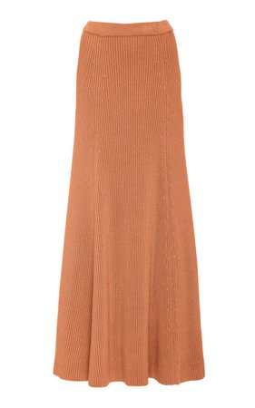 Cote Anglaise Ribbed Wool Maxi Skirt by Joseph | Moda Operandi