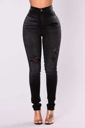 Nina Skinny Jeans - Black