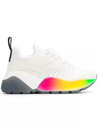 Stella McCartney rainbow platform sneakers