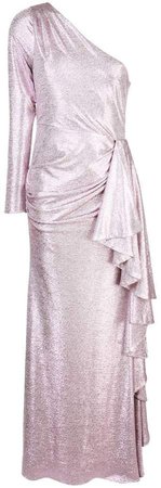 Ray metallic gown