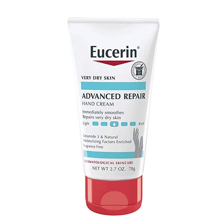 Amazon.com : Eucerin Advanced Repair Hand Cream - Pack of 3, Fragrance Free, Hand Lotion for Very Dry Skin - Use After Washing With Hand Soap, Travel Size - 2.7 oz. : Beauty