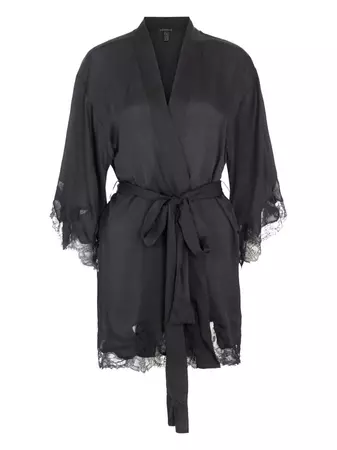 Kiki De Montparnasse Belted Silk Robe - Farfetch
