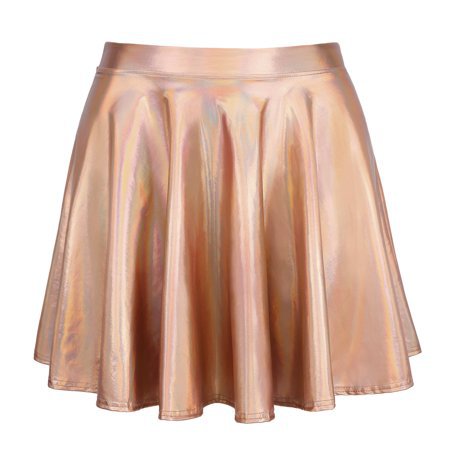 Rose Gold Pleated Skirt