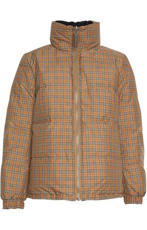 BURBERRY Vintage Check reversible puffer jacket $1,388