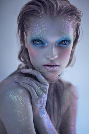 futuristic makeup