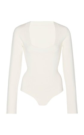 white bodysuit top