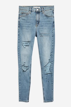 Bleach Super Ripped Jamie Jeans | Topshop