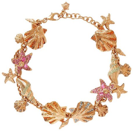 Versace Gold Trésor De La Mer Gold-tone Crystal Choker Necklace - Tradesy
