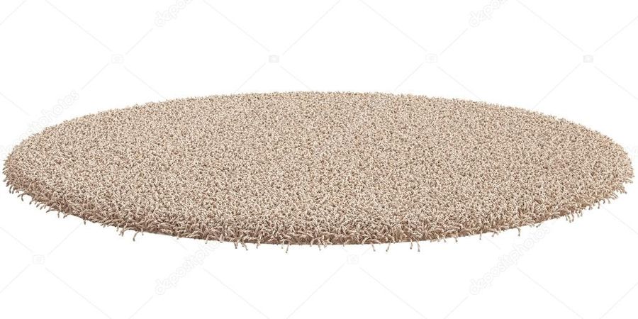 Round carpet isolated on white background Stock Photo by ©denrud 63360435