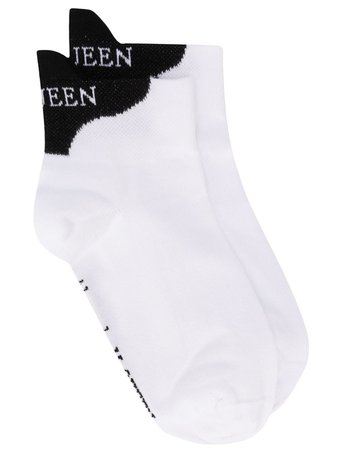 Alexander McQueen Logo low-top Socks - Farfetch