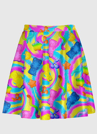 Kidcore Kawaii Gummy Candy Skirt – In Control Clothing