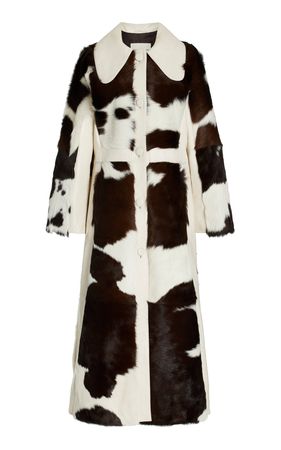 Madalynn Calf Hair Maxi Coat By By Malene Birger | Moda Operandi