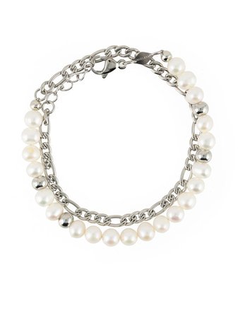 Nialaya Jewelry double-layered Pearl Bracelet