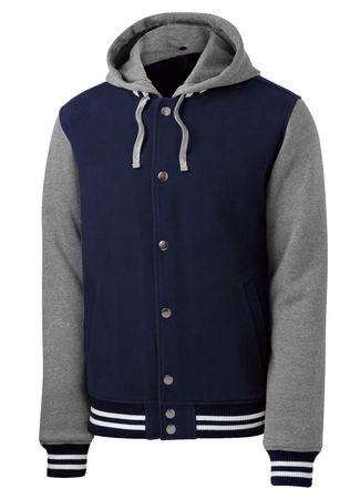 letterman jacket with hood - Google Search