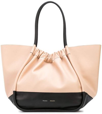 Ruched Large Tote Bag