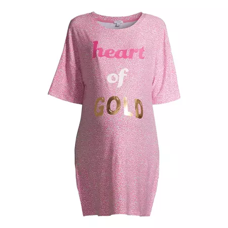 Jaclyn Maternity Women’s Maternity Sleep Shirt with Short Sleeves - Walmart.com
