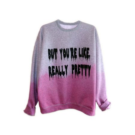 Really Pretty Sweatshirt found on Polyvore | pastel goth clothes | Pinterest