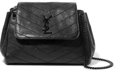 Nolita Small Quilted Leather Shoulder Bag - Black