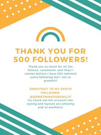 @leahwithlovdpe 500 followers!