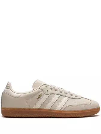Adidas Samba OG Beige/White Sneakers - Farfetch