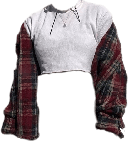 png clothes aesthetic vintage flannel white pretty stic...