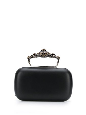 Alexander McQueen jeweled clutch