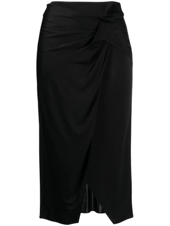 black wrap skirt - Búsqueda de Google