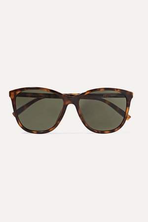 Le Specs | Entitlement Sonnenbrille mit Cat-Eye-Rahmen aus Azetat in Hornoptik | NET-A-PORTER.COM